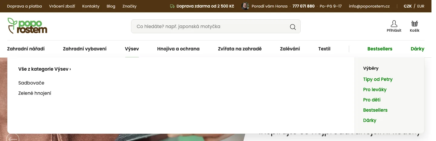 Panel Výsev